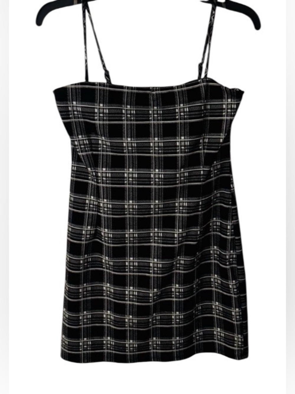 Full Tilt Size L mini slip dress plaid Whimsygoth Y2K dark Academia prep